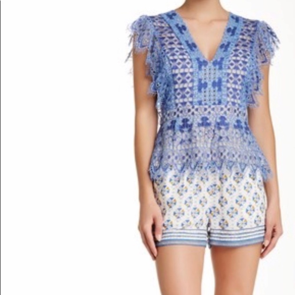 ZDNU BCBG MAXAZRIA ISAAC WOVEN SHORTS
